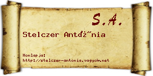 Stelczer Antónia névjegykártya