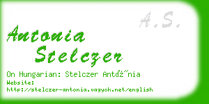 antonia stelczer business card